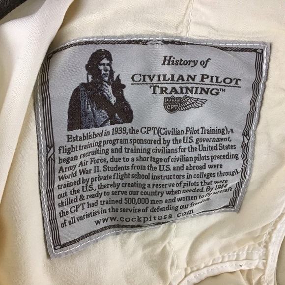 Cockpit USA Sun Washed Cotton Peacoat - Picture 8 of 12